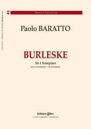 バーレスク（パオロ・バラット）（トランペット四重奏）【Burleske】