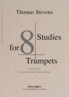 8つの練習曲 （トーマス・スティーヴンス）（トランペット八重奏）【8 Studies for 8 Trumpets】