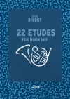 22の練習曲（ズデニェク・ディヴォキー）（ホルン）【22 Etudes】