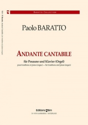 アンダンテ・カンタービレ（パオロ・バラット）（トロンボーン+ピアノ）【Andante cantabile】