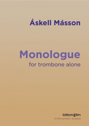 モノローグ （アスケル・マッソン）（トロンボーン）【Monologue】