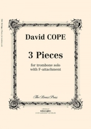3つの小品（デイヴィッド・コープ）（トロンボーン）【3 Pieces】