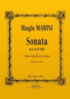 ソナタ・Op.8・No.9（ビアジオ・マリーニ） (バストロンボーン二重奏+ピアノ)【Sonata op. 8 N° 9】
