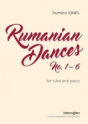 ルーマニア舞曲・No.1-6（イオネル・ドミトル）（テューバ+ピアノ）【Rumanian Dances N° 1 - 6】