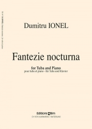 Fantezie nocturna（イオネル・ドミトル）（テューバ+ピアノ）