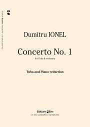 協奏曲・No.1（イオネル・ドミトル）（テューバ+ピアノ）【Concerto No 1】