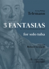 3つのファンタジア （テレマン）（テューバ）【3 Fantasias】