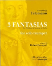 3つのファンタジア （テレマン）（トランペット）【3 Fantasias】