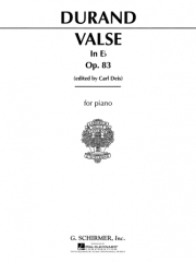 ワルツ・変ホ長調・Op.83（マリー＝オーギュスト・デュラン）（ピアノ）【Valse in E Flat, Op. 83】