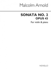 ソナタ・No.2・Op.43（マルコム・アーノルド）（ヴァイオリン+ピアノ）【Sonata No.2 Op.43】