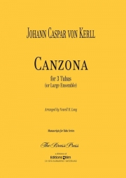 カンツォーナ（ヨハン・カスパール・ケルル）（テューバ三重奏）【Canzona】