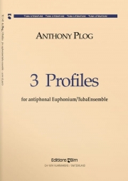 3つのプロフィール（アンソニー・プログ）（ユーフォニアム＆テューバ八重奏）【3 Profiles】