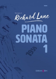 ピアノ・ソナタ・No.1（リチャード・レーン）（ピアノ）【Piano Sonata 1】