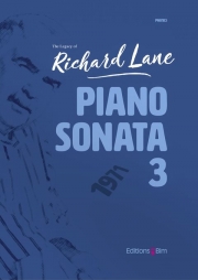 ピアノ・ソナタ・No.3（リチャード・レーン）（ピアノ）【Piano Sonata 3】