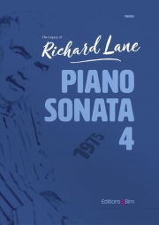 ピアノ・ソナタ・No.4（リチャード・レーン）（ピアノ）【Piano Sonata 4】