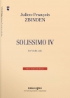 ソリッシモ・No.4・Op.104（ジュリアン＝フランソワ・ズビンデン）（ヴァイオリン）【Solissimo IV op.104】