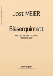 木管五重奏曲　(ヨスト・マイアー) (木管五重奏)【Bläserquintett】