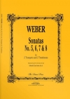 ソナタ・No.5-8（カール・マリア・フォン・ウェーバー）（金管四重奏）【Sonatas No. 5, 6, 7, 8】