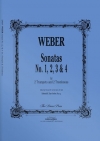 ソナタ・No.1-4（カール・マリア・フォン・ウェーバー）（金管四重奏）【Sonatas No. 1, 2, 3, 4】