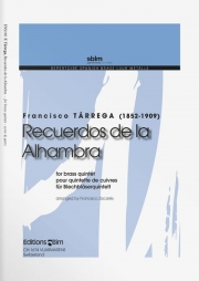 アルハンブラの思い出（フランシスコ・タレガ）（金管五重奏）【Recuerdos de La Alhambra】