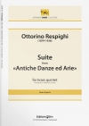 リュートのための古風な舞曲とアリア（オットリーノ・レスピーギ）（金管五重奏）【Suite from “Antiche Danze ed Arie”】