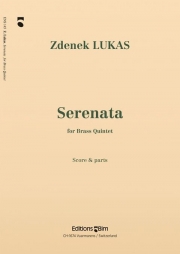 セレナータ（ズデニェク・ルカーシュ）（金管五重奏）【Serenata】
