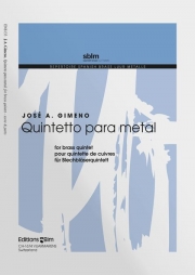金管五重奏曲（ホセ・アントニオ・ヒメノ）（金管五重奏）【Quinteto para metal】