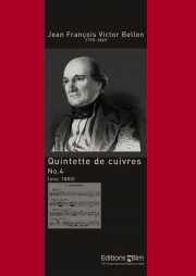 金管五重奏曲・No.4（ジーン・ベロン）（金管五重奏）【Quintette No. 4】