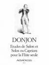 サロン・エチュードとカプリース （ヨハネス・ドンジョン）（フルート）【Etudes de Salon et Solos ou Caprices】