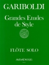 スタイルの大練習曲・Op.134（ジュゼッペ・ガリボルディ）（フルート）【Grandes Etudes de Style op. 134】