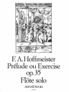 前奏曲あるいは練習曲・Op.35（フランツ・アントン・ホフマイスター）（フルート）【Prélude ou Exercise op. 35】
