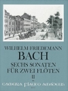 6つのソナタ・Vol.2 (ヴィルヘルム・フリーデマン・バッハ) (フルート二重奏)【Six Sonatas - Volume II: Sonatas 4-6】