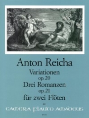 変奏曲・Op.20・3つのロマンス・Op.21 (アントニーン・レイハ) (フルート二重奏)【Variations op. 20 - Three Romances op. 21】