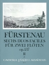 6つのやさしいデュエット・Op.137・Vol.2 (アントン・ベルンハルト・フュルステナウ) (フルート二重奏)【Six Duos Faciles op. 137 Í Volume II: Duos 4-6】