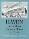 6つのデュオ・Op.17・Vol.2 （フランツ・ヨーゼフ・ハイドン）(フルート二重奏)【6 Duos op. 17 - Volume II: Duos 4-6】