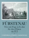 トリオ・フーガ・ト長調・Op.22/2 (アントン・ベルンハルト・フュルステナウ) (フルート三重奏)【Trio with Fugue in G Major Op. 22/2】