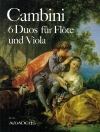 6つのデュオ・Op.4（ジュゼッペ・カンビーニ）(フルート+ヴィオラ)【Six Duos Op. 4】
