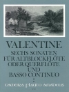 6つのソナタ・Op.5・Vol.2 （ロバート・ヴァレンタイン）（フルート+ピアノ）【6 Sonatas op. 5 - Volume II: Sonatas 4-6】
