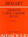 アンダンテ・ハ長調・KV.315（モーツァルト）（フルート+ピアノ）【Andante in C Major for, KV 315】