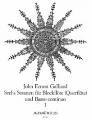 6つのソナタ・Vol.1 （ジョン・エルンスト・ガリアルド）（オーボエ+ピアノ）【6 Sonatas - Volume I: Sonatas 1-3】