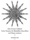 6つのソナタ・Vol.1 （ジョン・エルンスト・ガリアルド）（オーボエ+ピアノ）【6 Sonatas - Volume I: Sonatas 1-3】