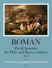 12のソナタ・Vol.2 （ユーハン・ヘルミク・ルーマン）（フルート+ピアノ）【Twelve Sonatas Volume II: Sonatas 4-6】