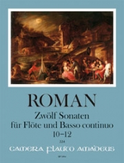 12のソナタ・Vol.4（ユーハン・ヘルミク・ルーマン）（フルート+ピアノ）【Twelve Sonatas Volume IV: Sonatas 10-12】