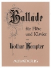バラード・Op.37 （ロタール・ケンプター）（フルート+ピアノ）【Ballade op. 37】