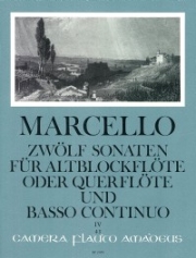 12のソナタ・Op.2・Vol.4（ベネデット・マルチェッロ）（フルート+ピアノ）【Zwolf Sonaten op. 2 - Band IV: Sonaten 10-12】