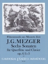 6つのソナタ・Op.6・No.1-3（ヨハン・ゲオルク・メッツガー）（フルート+ピアノ）【Sechs Sonaten op. 6/1-3 [D-dur, G-dur, C-dur]】