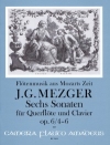 6つのソナタ・Op.6・No.4-6（ヨハン・ゲオルク・メッツガー）（フルート+ピアノ）【Sechs Sonaten op. 6/4-6 [F-dur, A-dur, B-dur]】