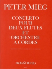協奏曲（ペーター・ミーグ）(フルート二重奏+ピアノ)【Concerto】