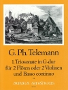 トリオ・ソナタ・ト長調 （テレマン）(フルート二重奏+ピアノ)【Triosonate in G-Dur · TWV 42:G3】