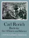 バーレスク・Op.64 （カール・ロリッヒ）(フルート三重奏+ピアノ)【Burleske op. 64】